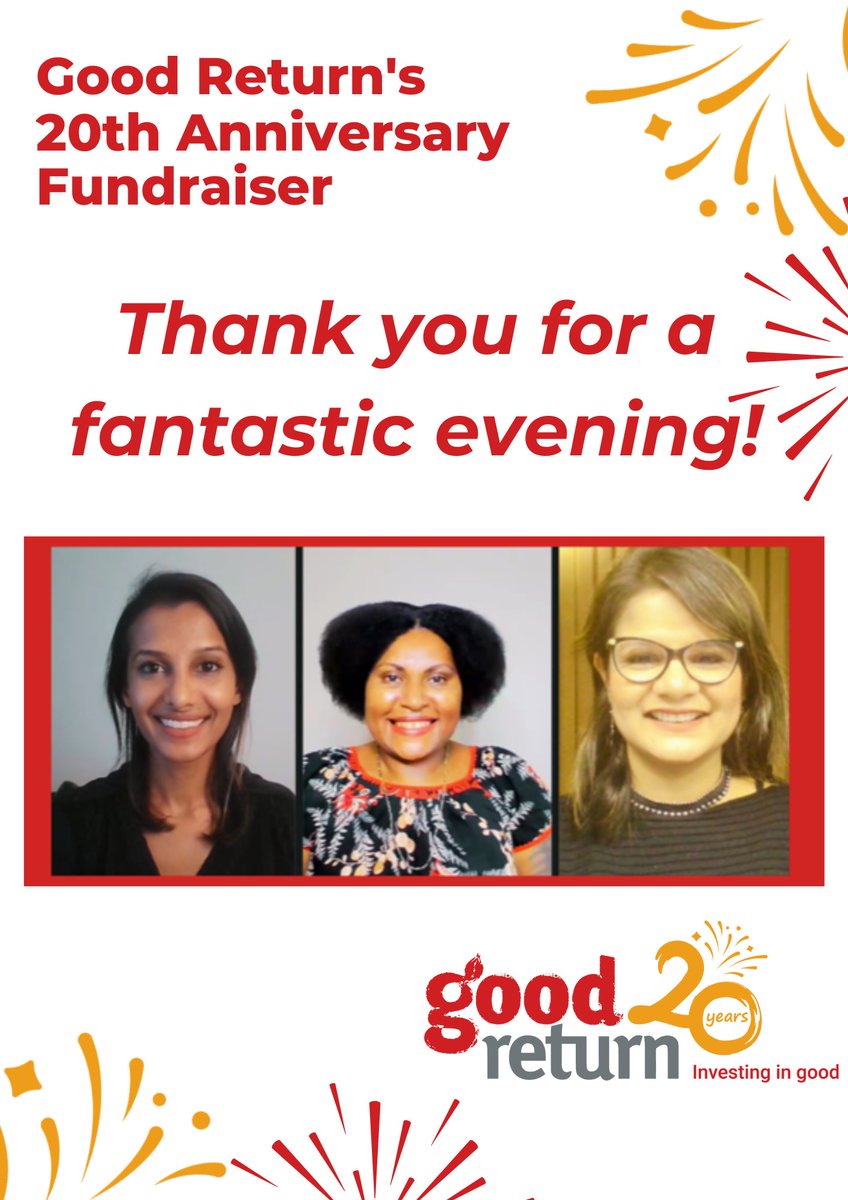 GoodReturnOrg's tweet image. A wholehearted thank you to our supporters, partners and friends who attended Good Return’s 20th Anniversary Fundraiser last Thursday! ✨

An incredible $168k was raised for Good Return’s work across the Asia Pacific. See the full update here:  linkedin.com/feed/update/ur…