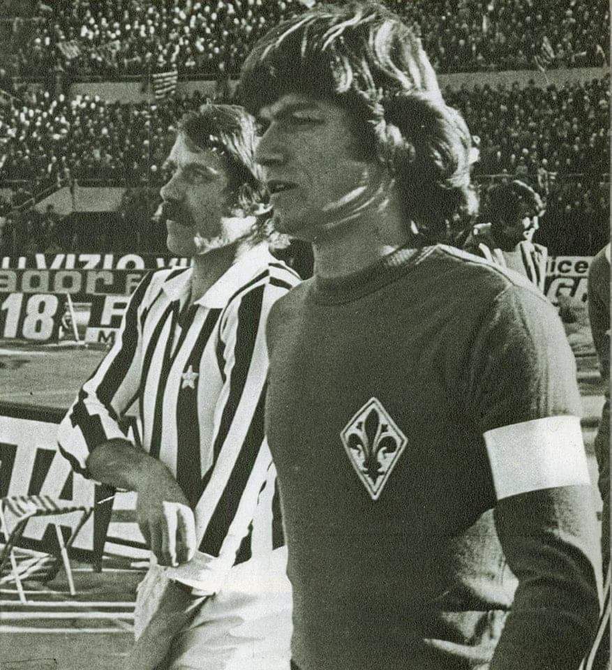 🇮🇹 Icons - Romeo Benetti @juventusfc & Giancarlo Antognoni @acffiorentina, 1976/77 🇮🇹 
#Juventus #Fiorentina @FIGC @Azzurri