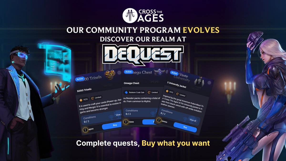 🚨 NEW REWARDS SYSTEM 🚨

➡️ We're glad to present you our new <a href="/Dequest_io/">DeQuest 👀</a> system, to reward you guys for your support! 🎁

Read the article and check the Dequest down below! ⤵️