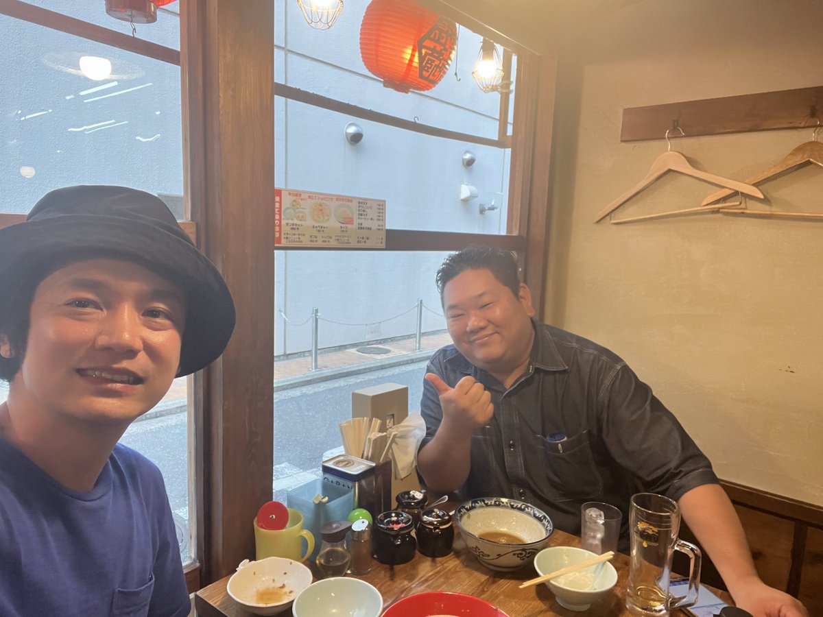 吉祥寺武蔵家の藤崎店主と久々にゆっくりお話できて楽しかった。大学の先輩だけど、挑戦し続ける姿がカッコいい

何よりめちゃめちゃ美味しかった
ありがとうございました😊