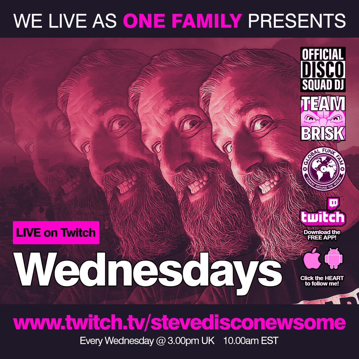stevediscoOFC's tweet photo. AIN'T NOBODY HUMP(DAY)ING AROUND!!!
Well apart from he disco squad :)

Catch us playing Disco sprinkled with some house
https://t.co/odLgzHHfID

3pm UK | 10am EST https://t.co/1V97TBLI4N