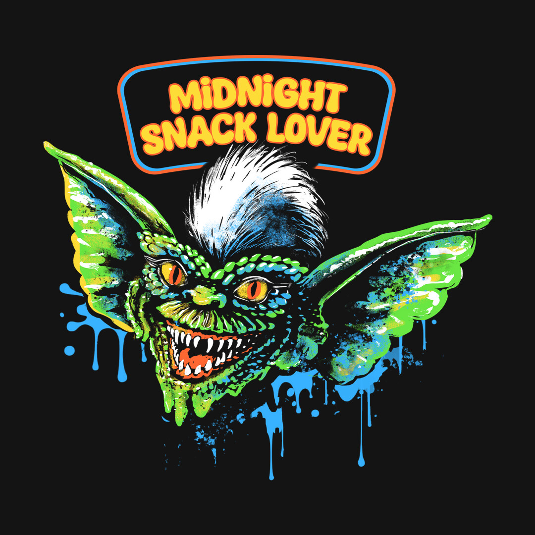 teefury's tweet photo. THE DAILY | “Midnight Snack Lover” by #IKILO starts at just $13 today only at #TeeFury! ⚡
https://t.co/Mzs6hxmvCB
#teeshirt #tshirts #nerdstyle #shirtoftheday #instaartist #gremlins #movies #comedy #horror https://t.co/XonAgPrbzG