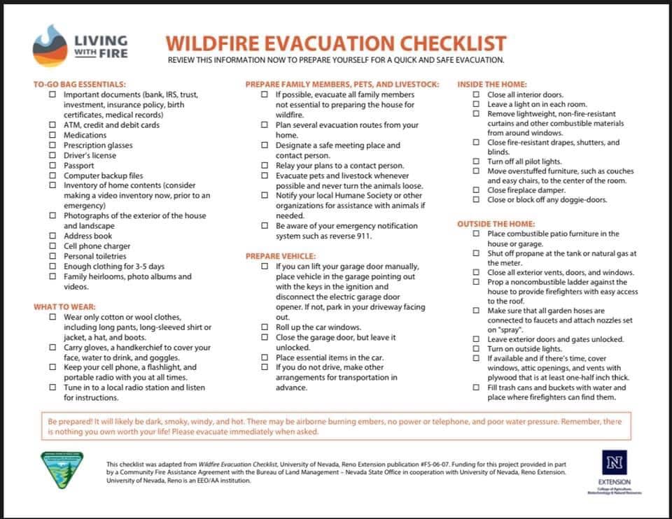 #HeadFire #californiafires #beprepared. Here's a helpful evac checklist.