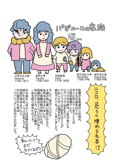 ヴァイオリニスト&作曲家パガニーニの漫画にこういう記事を挟みつつ本を作りたいです🎻 ご興味ある方はご連絡ください! (漫画は未完ですが120p分 私のプロフィール下のハイライトの欄から読めます) https://t.co/rOFi0m5ScD 
