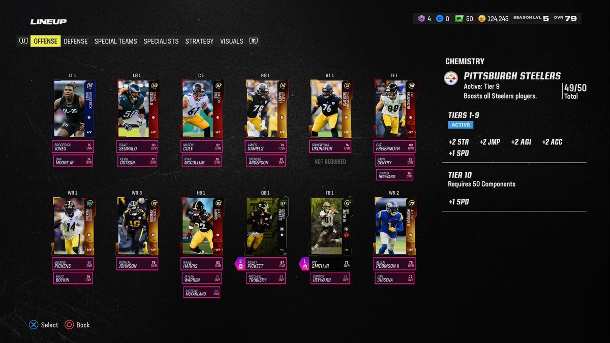 Just need Franco to hit 50/50 for the #Steelers #ThemeTeam #PS5Share, #MaddenNFL24