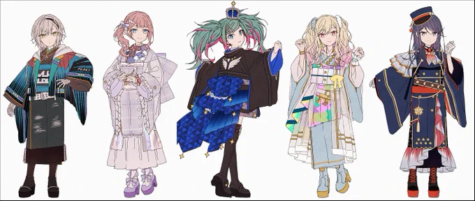 #気ままに和服化 #prsk_FA 