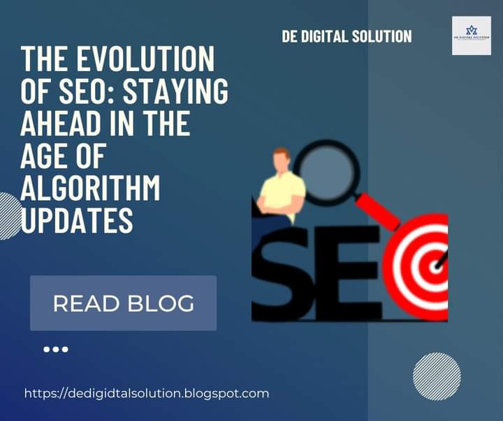 PayalRa322813's tweet image. The Evolution of SEO: Staying Ahead in the Age of Algorithm Updates

To know more visit our website:
dedigitalsolution.blogspot.com
Email us: contact.payalrai@gmail.com
Contact no. -6290013686

 #content #socialmedia #dedigitalsolution  #socialjustice #contentcreators #socialmediaqueen