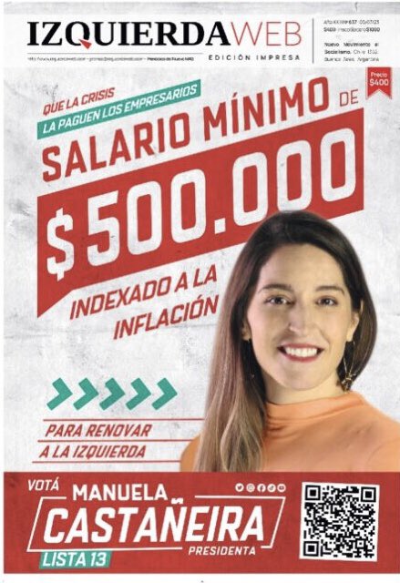Davoobj's tweet photo. Varios medios confirman que July Talleres es Zurda y votó a Manuela Castañeira

Vía @SantinoRP912 | @pedrovildoso https://t.co/lxzoHxrJu9