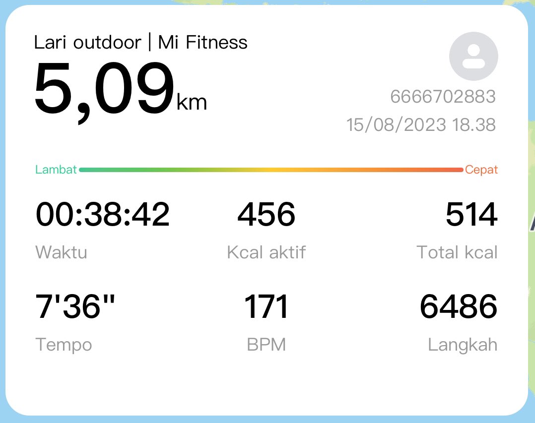 Haaii!! Udah lama udah ga update 😅
Btw sekarang udah bisa lari 5k 🥺

Nanti aku posting prosesnya bisa sampai ke 5k 🥺❤️‍🩹

#amateurrunner #slowrunner #running