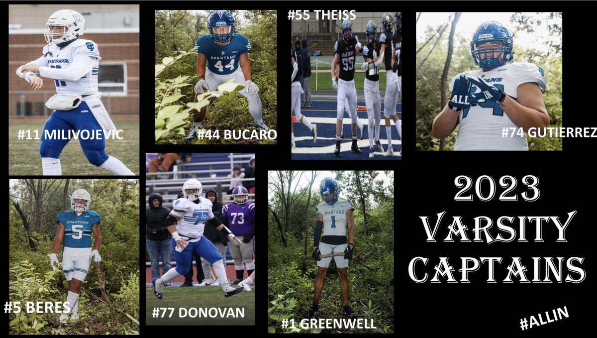 SFHSFBWheaton's tweet photo. Your 2023 Captains! Be great leaders boys and let’s have a great year! #ALLIN https://t.co/UpPjWbBmZg