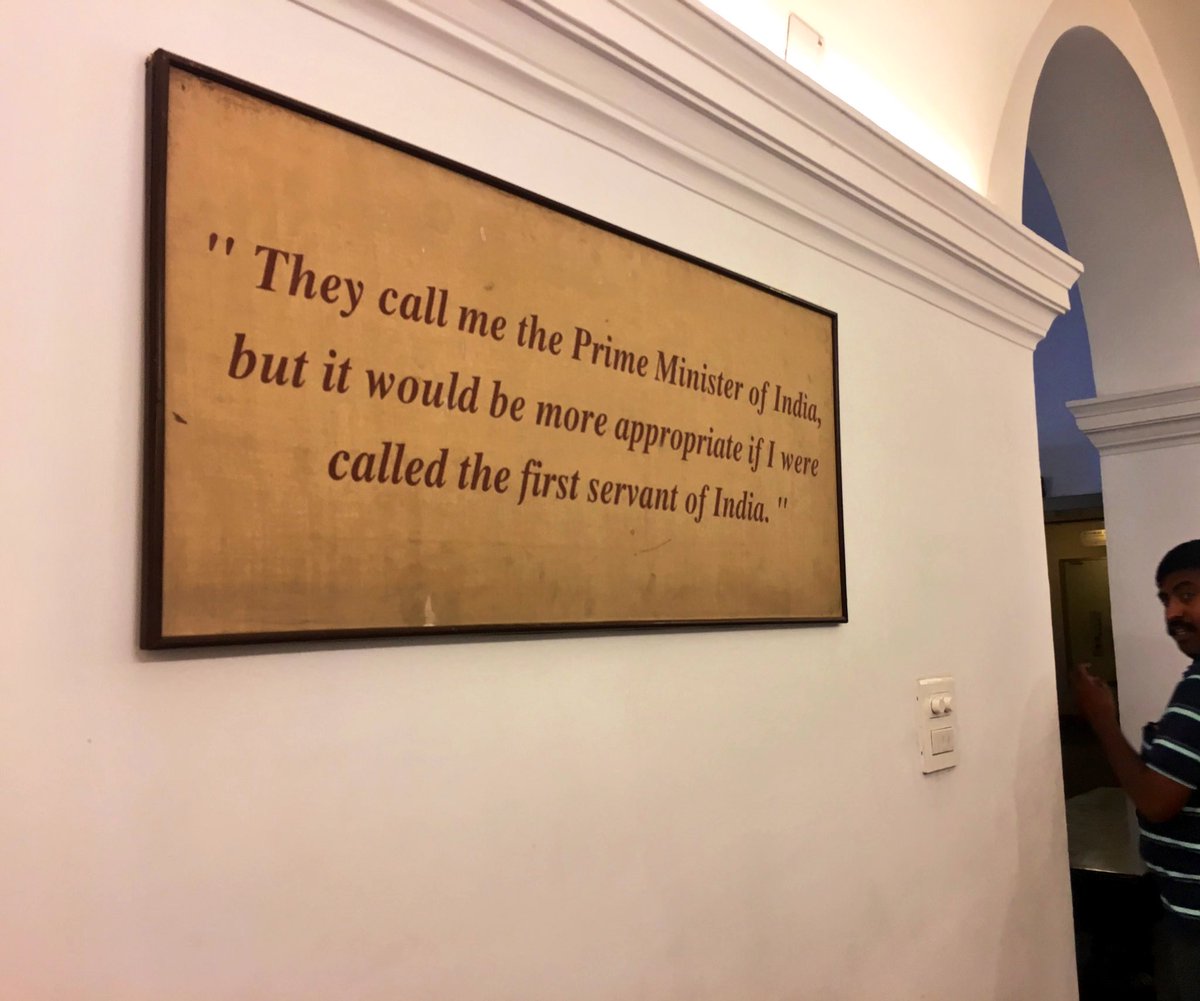 Supriya23bh's tweet photo. When i first visit #NehruMemorial in year 2015, i spotted this message of first Prime Minister of India Pt Jawaharlal Nehru … https://t.co/6cLOqw5fZr