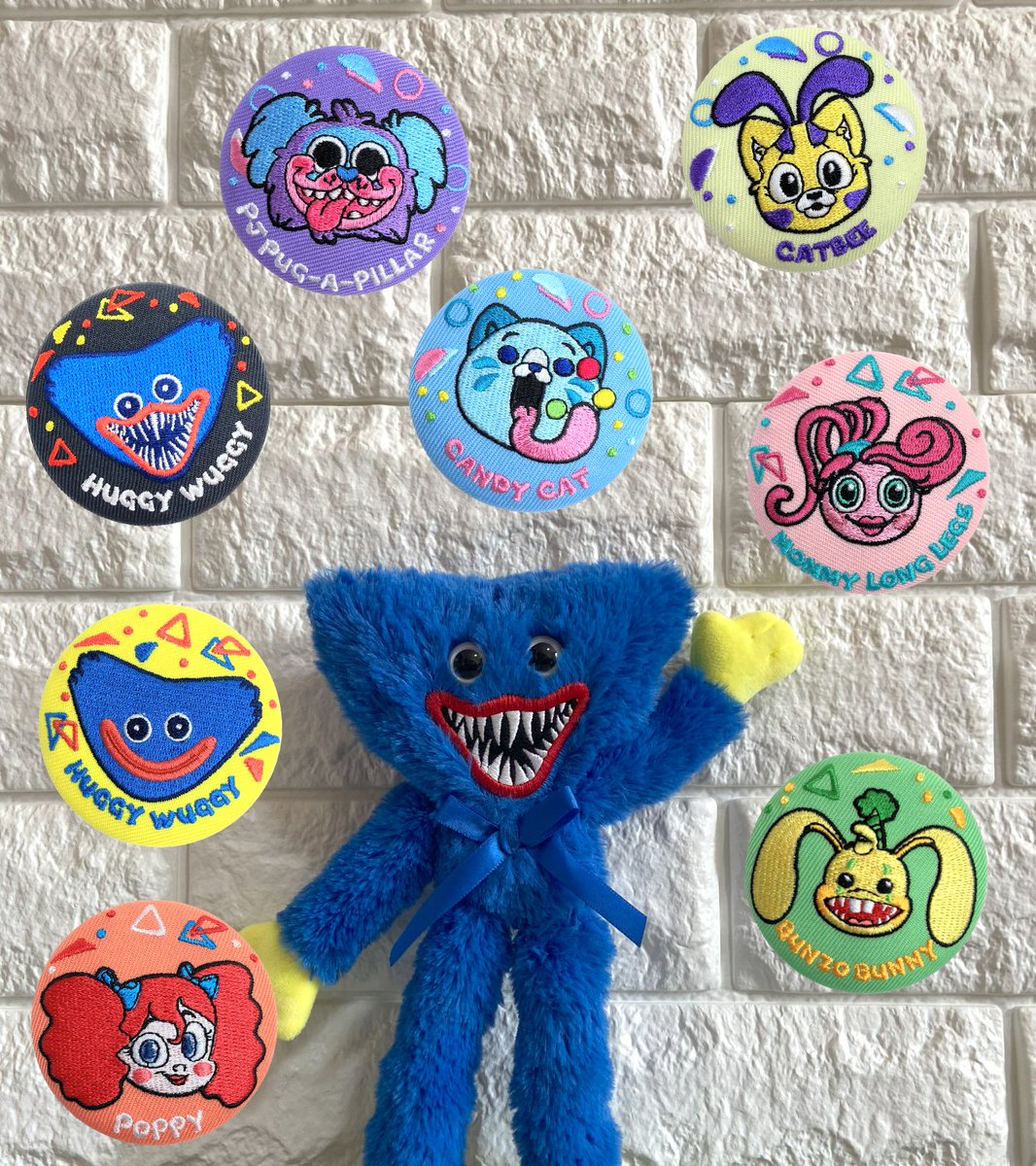✨新商品予約開始🥳 \Poppy Playtime トレーディング刺繍缶バッジ