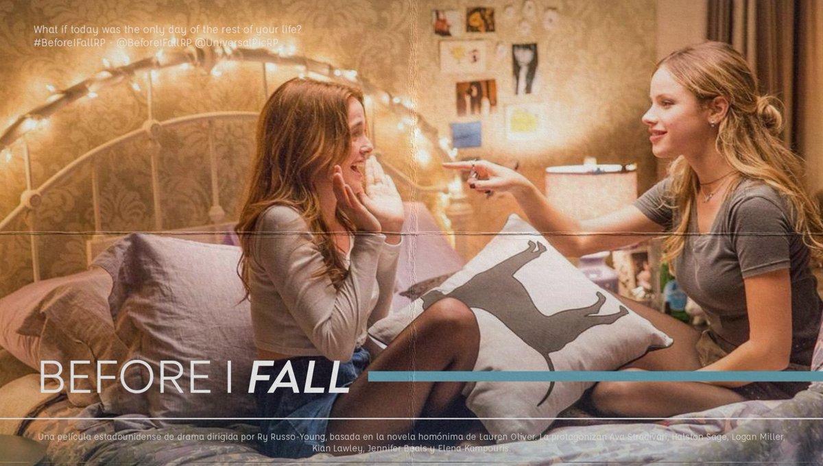BeforeIFallRP's tweet image. © 𝗕𝗲𝗳𝗼𝗿𝗲 𝗜 𝗙𝗮𝗹𝗹!! — 𝟚𝟘𝟚𝟛 → 𝖮𝖿𝖿𝗂𝖼𝗂𝖺𝗅 𝖲𝗍𝗂𝗅𝗅𝗌 / #BeforeIFallRP 🗨️ : New promo photos for Before I Fall, check it out here.