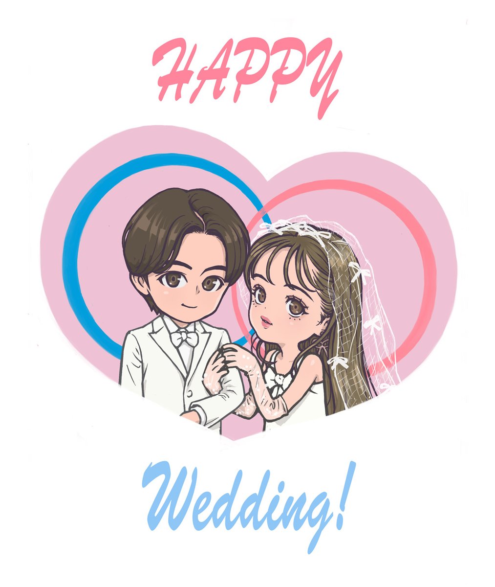 ご結婚おめでとうございます！
なかなか描けず遅くなってしまいましたが
末永くお幸せに！！！
#藤田ニコル #稲葉友