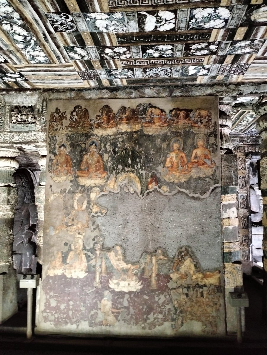 'Lost in the mesmerizing Ajanta Caves! ✨📸 Took this snapshot of history and art coming to life. Can't believe I had the chance to explore these ancient wonders. #AjantaCaves #HistoricMarvels #ArtisticHeritage #TimelessBeauty #AncientWonders #CaveExploration #CulturalJourney