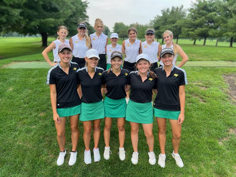 Coach18NHS's tweet image. Raider JV(234) competed against a short-handed Westview squad at Heron Creek GC.  Padgett(54🏅), Henderson(62), Macl(62), Yoder(56), Hartzell(63), Karpenko(59), Troup(68).  @nridgeathletics @indianahsgolf