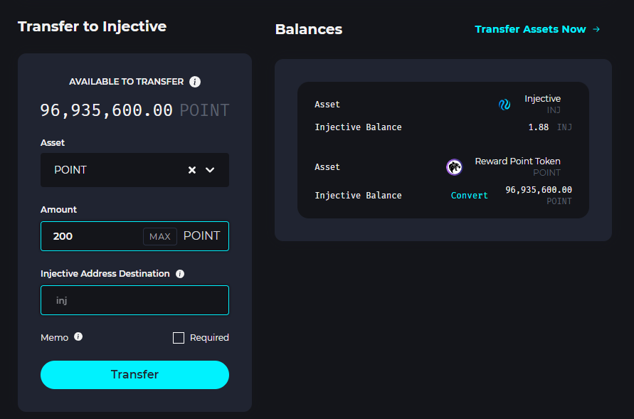 BlackPanther_Fi's tweet photo. Reward $POINT tokens have been whitelisted on the @Injective_ hub  🫡

Points are used to incentivize user participation before we launch our $BLACK tokens 👀

If you delegate with size, we will airdrop with size. Delegate $INJ to our validator now 👇

https://t.co/hLbwfjPEqJ https://t.co/iB5cYvazNT
