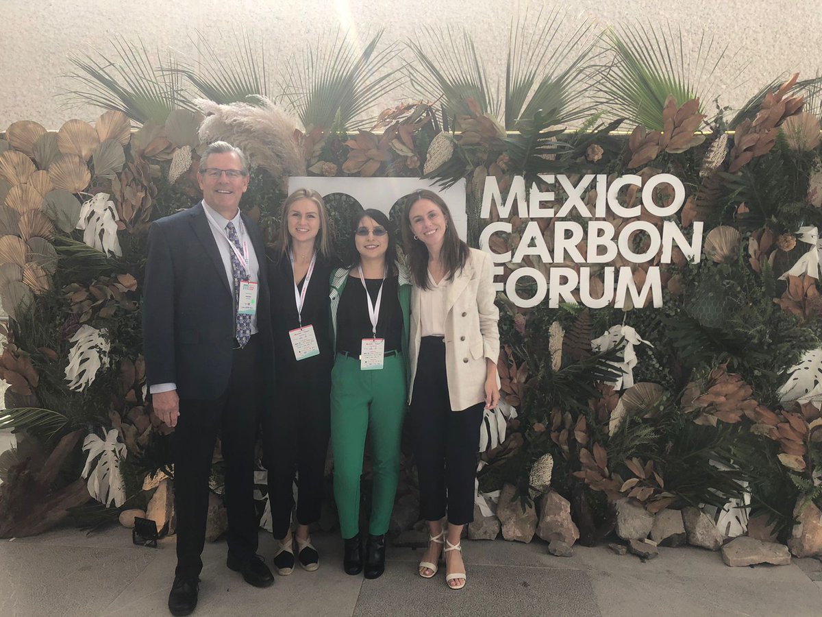 climatereserve's tweet photo. Thanks #MexicoCarbonForum for the discussions, insights, and connections on climate solutions &amp; carbon markets. This era of climate crisis is formidable, but with great thought-leadership &amp; innovations, sí se puede! 

@mexico2_pmc #carboncredits #carbonmarkets https://t.co/5X46CWfOoQ