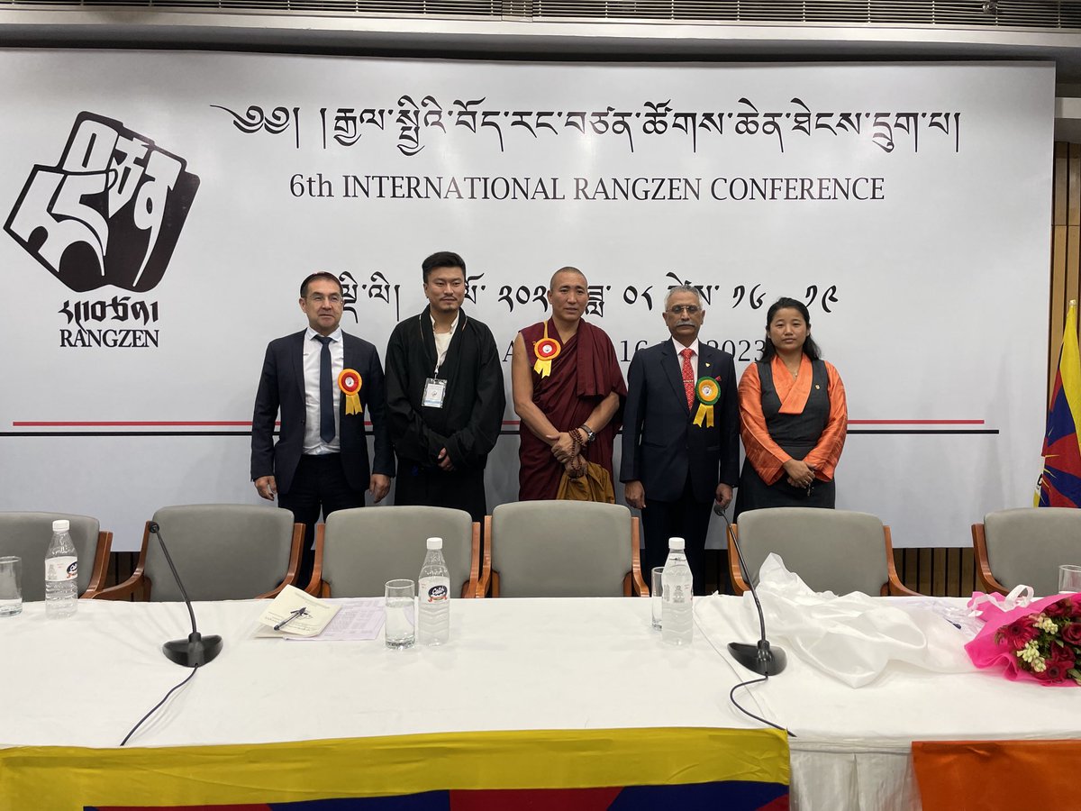 At the 6th International Rangzen (Independence) Conference at IIC New Delhi, along with Geshe Lharampa Bawa Lobsang (Centre), representative of the Tibetan Parliament in Exile and Mr Umit Hamit (extreme left), a noted Uyghur freedom fighter. Freedom is the birthright of all.