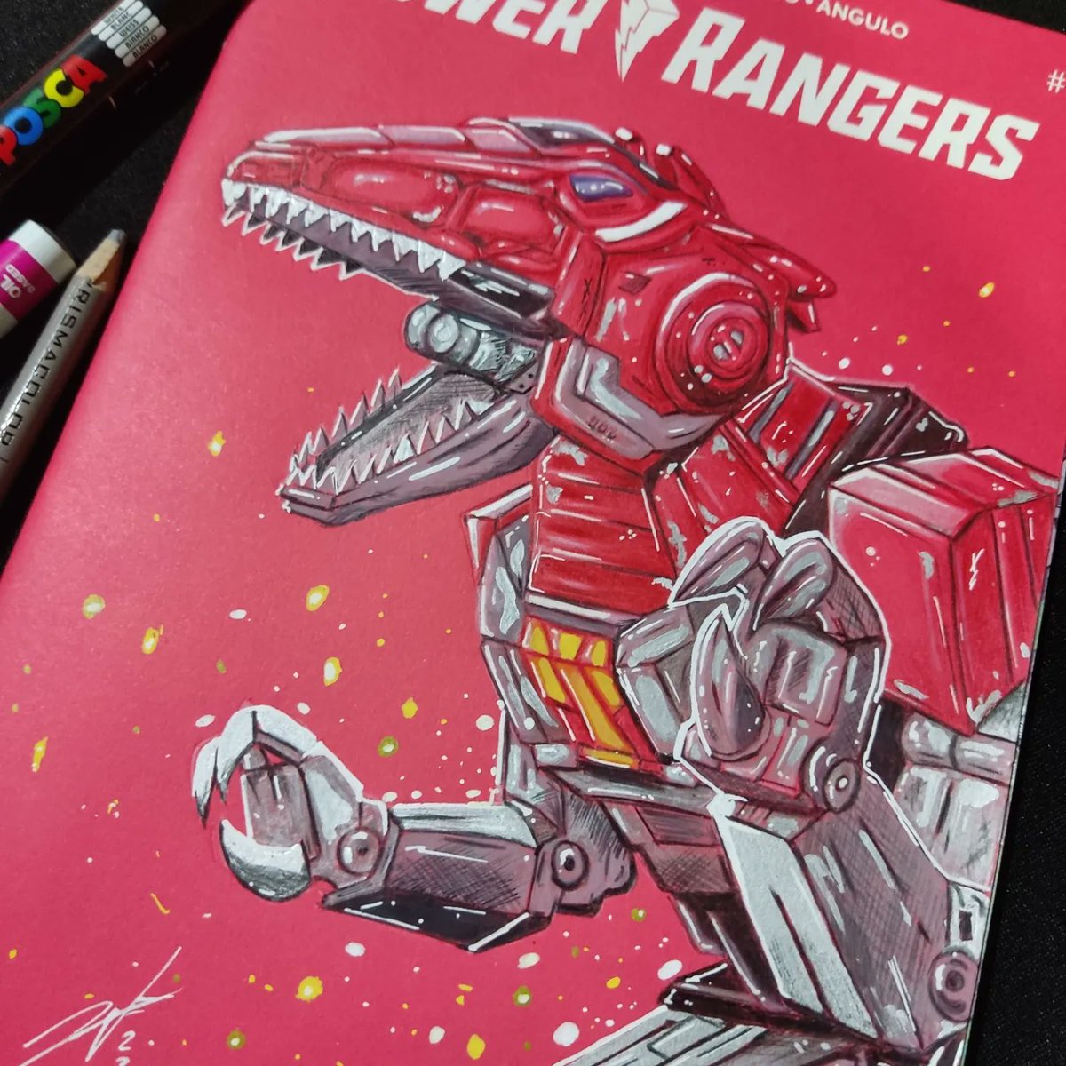 Art commission for @saultaleno
.
.
#gogopowerrangers⚡ #powerrangers30thanniversary #gogopowerrangerscomic #tradicionalart #fanart #powerrangersfanart #prismacolor #comicbookcolorist #colordrawing