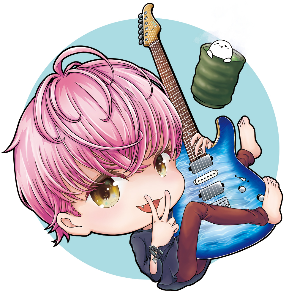 作業フレンズ、このさんさん(<a href="/onorikyu/">このさん🍵 面白いご依頼⭕️</a> )を描かせて頂きましたぁ٩('ω')وお茶太郎を添えて！
#このの名画 
#イラスト好きさんと繋がりたい