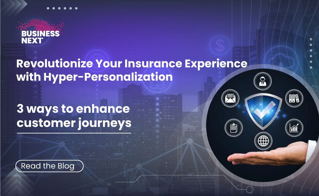 Check out our latest blog, "Hyper-personalization in Insurance: Revolutionizing the Customer Journey," &amp; explore the remarkable potential of hyper-personalization to reshape the insurance landscape. 
Read the blog here: hubs.ly/Q01_7wT60