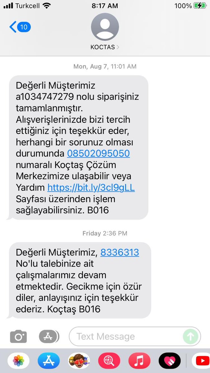 BernaGurdal's tweet photo. @KoctasDestek lutfen siparisimin eksik parcasinin akibeti hakkinda bilgi edinmek istiyorum. a1034747279 nolu siparis eksik geldi.8336313 form olusturuldu. Kimseden donus yok. Zamanim kisitli sonra yurtdisina gidicem. https://t.co/v3iuc6NqSZ