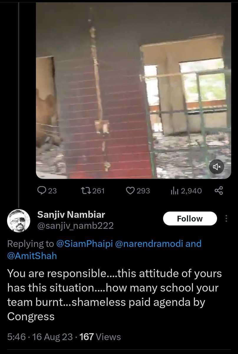 SiamPhaipi's tweet photo. I am apparently paid by #Congress to burn my own house and school. 🤷‍♂️🤯

Dealing with #MeiteiLies is already frustrating enough. And then comes along the #Bhakts who blames me for burning my own house and school of 25 years. The shamelessness is just common between the two. 🤷‍♂️🤯

#Shameless
#ManipurHorror
#ManipurGENOCIDE 
#ManipurEthnicCleansing