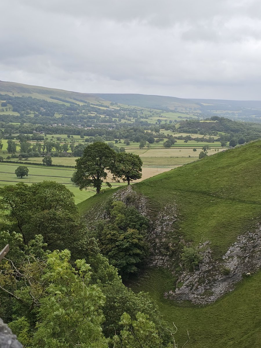 A view from Peveril Castle, Derbyshire Peak District #Castle  #ancientmonument