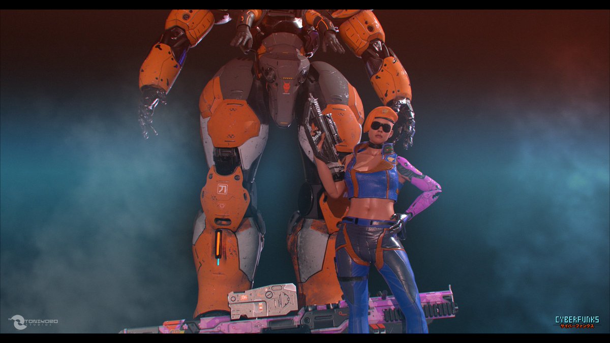 Cyber_Funks's tweet image. "They make them tough on FedMars".. #FedmarsSDF Troop w/ Jovian ExoSuit! #Cyberfunks #ALPHA