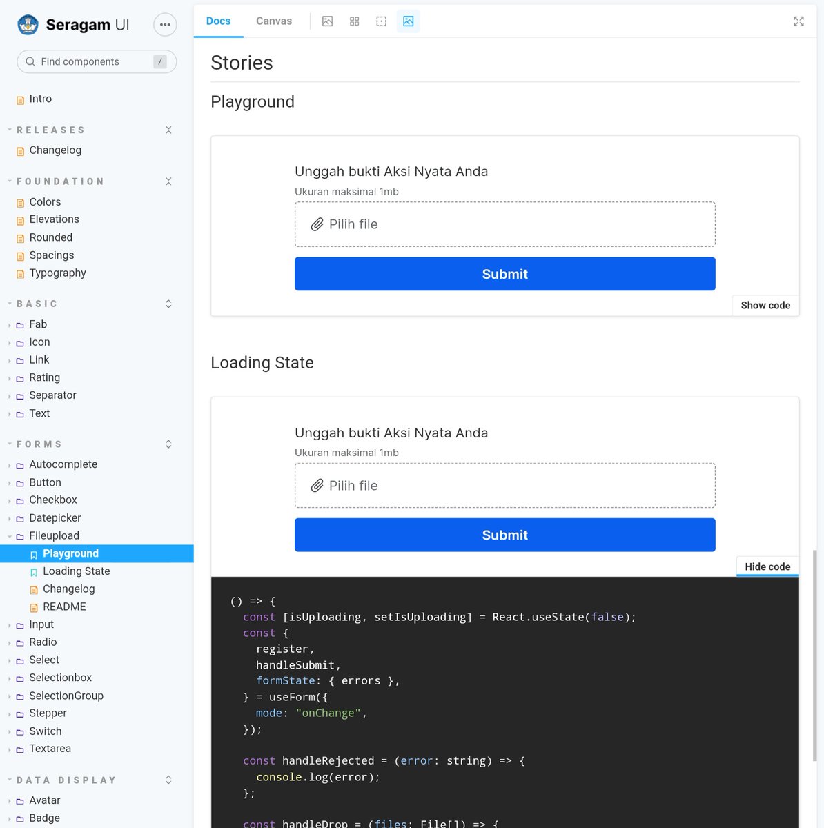 ibamarief's tweet photo. Menurutku jalan tengah "perseteruan" antara Designers dengan Engineers adalah lewat bangun Design System yang jadi jembatan antara keduanya.

Design system mempermudah rancangan dan implementasi lewat reusable components. Berikut contoh design system di tempat kami sekarang 👇🏽

(Nama design systemnya "Seragam" supaya desain2 yang ada bisa seragam seperti seragam anak2 sekolahan 😋)

Dengan adanya design systems:

1. Designers bisa punya koridor komponen2 apa saja yang sudah "prebuilt" oleh engineers, jadi mereka tinggal mix and match. 💡

2. Engineers bisa mempercepat waktu implementasi karena komponen2 yang digunakan dalam rancangannya sudah jadi dan well tested in production. 🚀

3. Both designers & engineers ngga frustrasi implementasinya berbeda dengan rancangan, karena komponen2 yang digunakan sudah hasil implementasi langsung. 🙆🏻‍♂️

Bagaimana kalau desainnya butuh komponen yang beda sendiri atau belum ada? Komponennya bisa di develop & merge ke library design system yang ada, tapi both Product & Tech sides need to expect longer development time. ⏰

Bonus #1: komponennya hanya perlu di develop 1x saja dan bisa di reuse lagi di masa depan.

Bonus #2: designers jadi incentivized untuk reuse components saja daripada bikin fancy novel interactions. (kecuali kalau memang benefit komponen barunya tinggi)

Colek om @DesignRant2, karena tulisannya di https://t.co/ZyCWCLnIWi jadi kepikiran nulis di atas.

Berbeda dengan tulisannya, menurutku product designers ngga perlu paham koding, tapi perlu paham constraints dan kompleksitas dari implementasi desainnya. ⚠️

Dengan adanya design system, designers bisa sangat terbantukan dalam memahami kedua poin di atas, jadi aku highly recommend tim2 yang belum punya untuk invest waktu ke bikin design system untuk timnya masing2. 👍🏼
