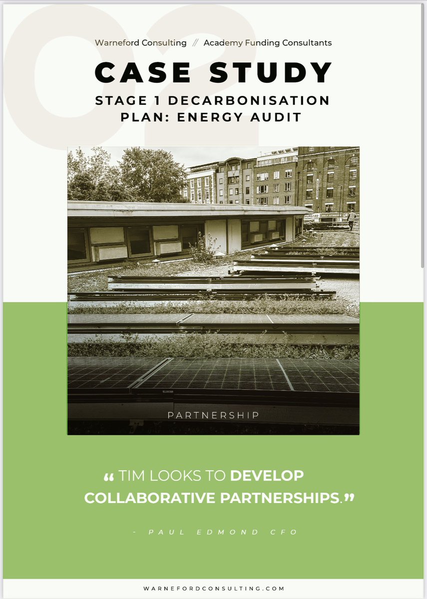 TimW1901's tweet photo. As part of the methodology of our Stage 1 Decarbonisation Plan Energy Audits, we provide renewable energy installation options appraisals that evidence return on investments &amp; carbon savings.We qualify and quantify all of our recommendations.#developingthetrust #decarbonisation https://t.co/SQ7eQV7uzW