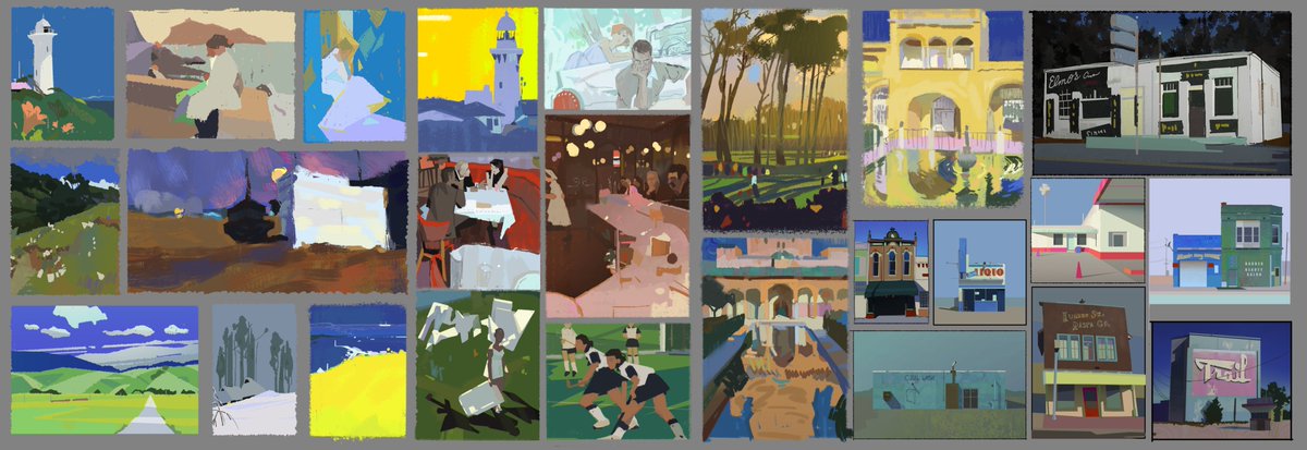AngelaSungArt's tweet photo. Little studies! Master studies are done after bernie fuchs, sorolla, uchida masayasu, Yuming Li, and Laura Franch Martinez. https://t.co/z2lrXjJr3q