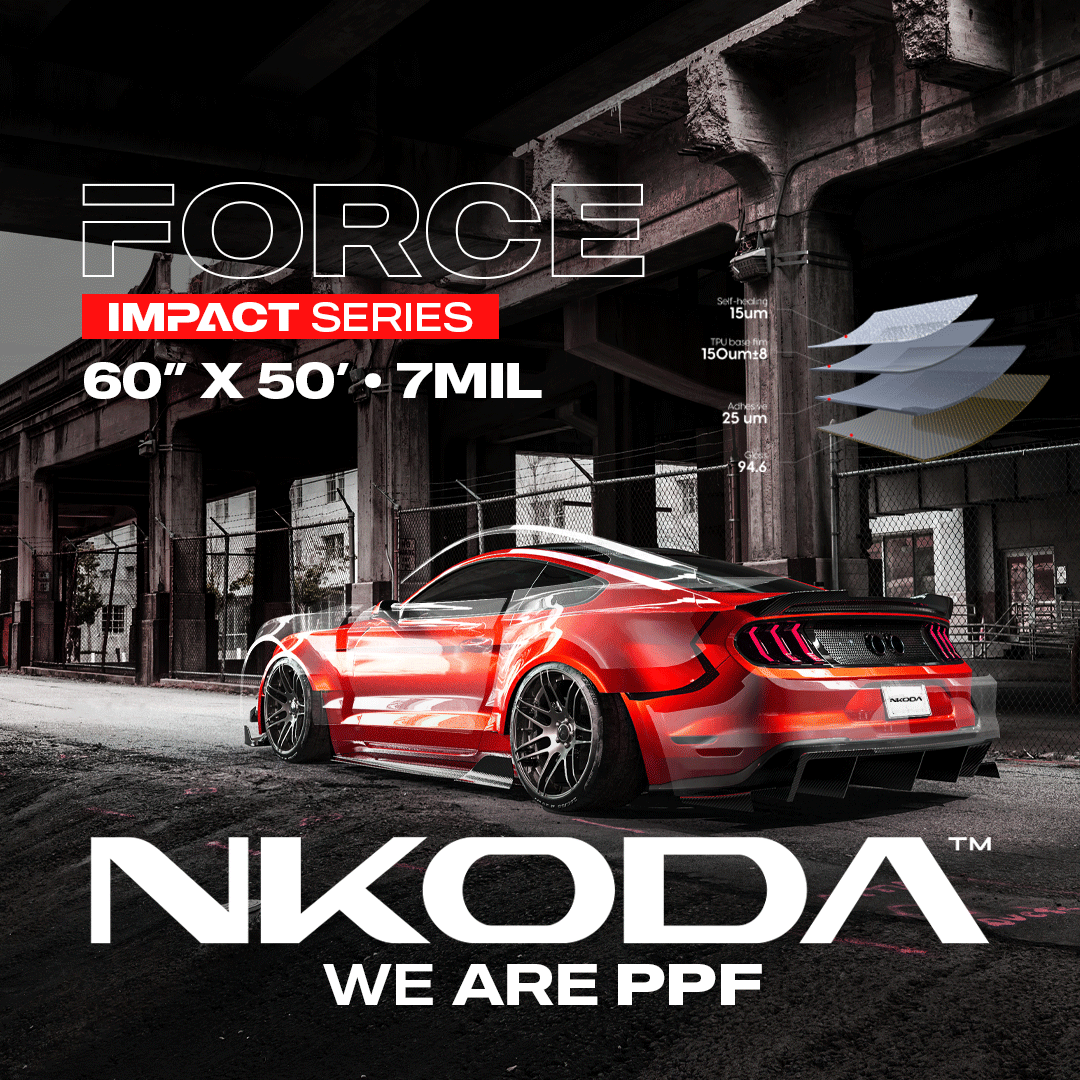 FSEGlobal's tweet photo. 📈ARMOUR🛡️your ride to say🙅‍♂️no to imperfections.🔒Keep your car in the best state possible with NKODA!🔥 
#nkodaglobal #ppfmanufacturer #weareppf #impactseries #impactforce #windowtint #colorppf #nanotechnology #paintprotectionfilms #detailing #ppf #carwrap #ProtectYourRide https://t.co/T9pQOb0jdO