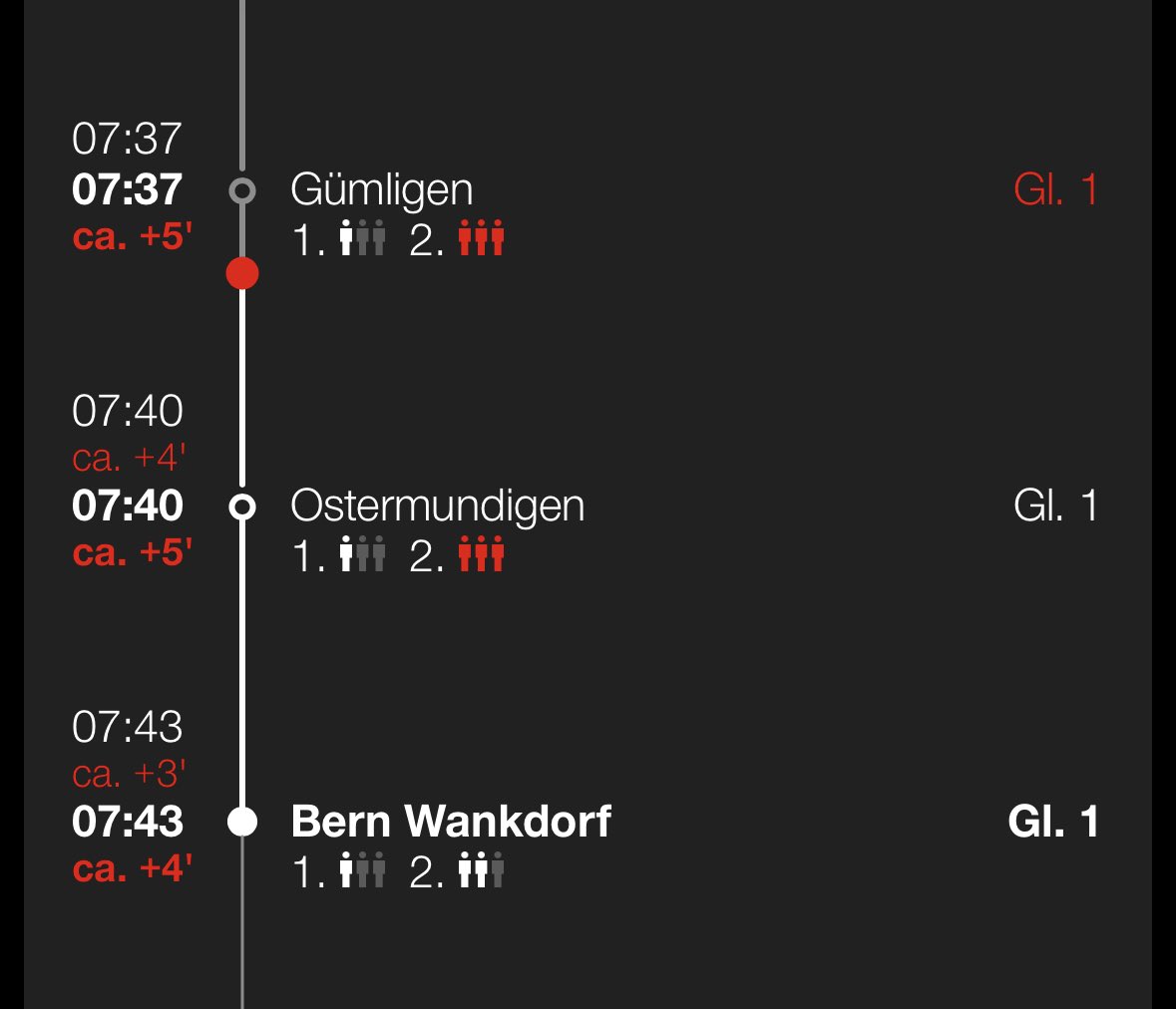 Mag mich gar nicht erinnern, wann ich zuletzt mit der <a href="/blsAG/">BLS</a> mal keine Störung oder Verspätung hatte. Noch drei Mal und es zählt als Gewohnheit 😄