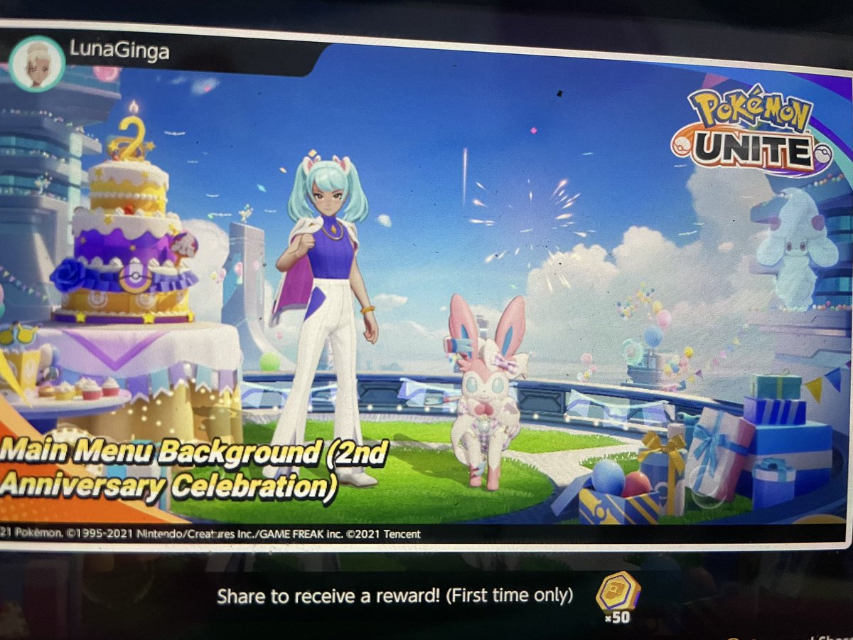 WZzsky's tweet photo. Can someone tell me why am I grinding Pokémon at 1:40 am:/ 
#Vtuber 
Oh yeaaa because someone pissed me
Off #vtubervent #PokemonUNITE https://t.co/gJ7fQgxK2M