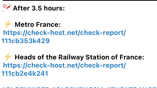 Cyber attack on France