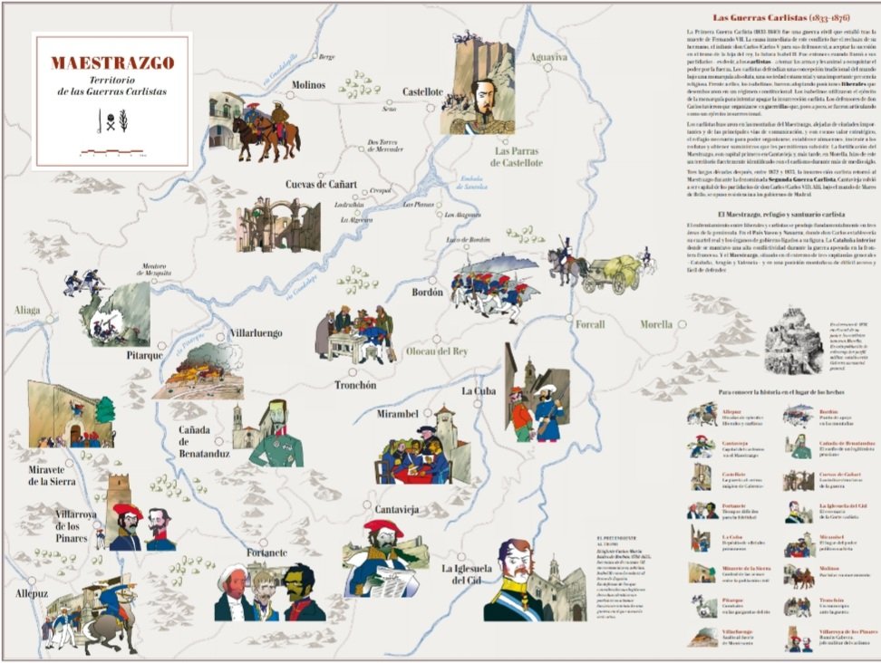 alou_ga's tweet image. Me encanta el diseño del material didáctico elaborado en Aragón sobre el carlismo en el #Maestrazgo turolense. No conozco nada parecido (ni un museo como el de Cantavieja) en las comarcas castellonenses de Els Ports y Alt/Baix Maestrat.
turismomaestrazgo.org/territorio-gue…