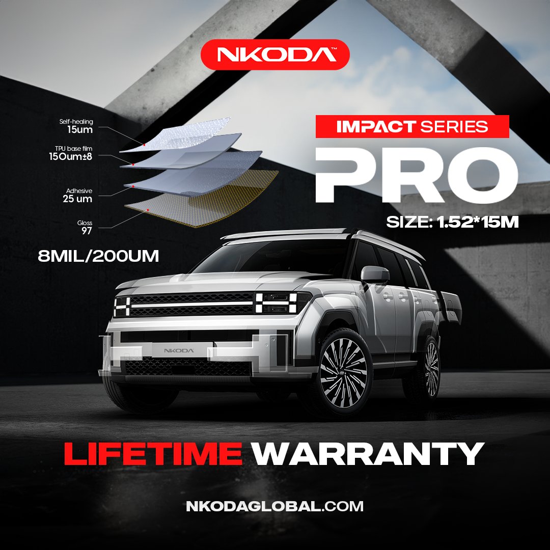 FSEGlobal's tweet photo. 🛡️TAKE CHARGE OF YOUR RIDE💪 Protect it with NKODA PPF -The perfect way to keep your car looking pristine for years to come! 🔥
#nkodaglobal #ppfmanufacturer #impactseries #impactpro #lifetimewarranty #windowtint #colorppf #paintprotectionfilms #ppf #nanotechnology #follow https://t.co/FcGXtUsJtU