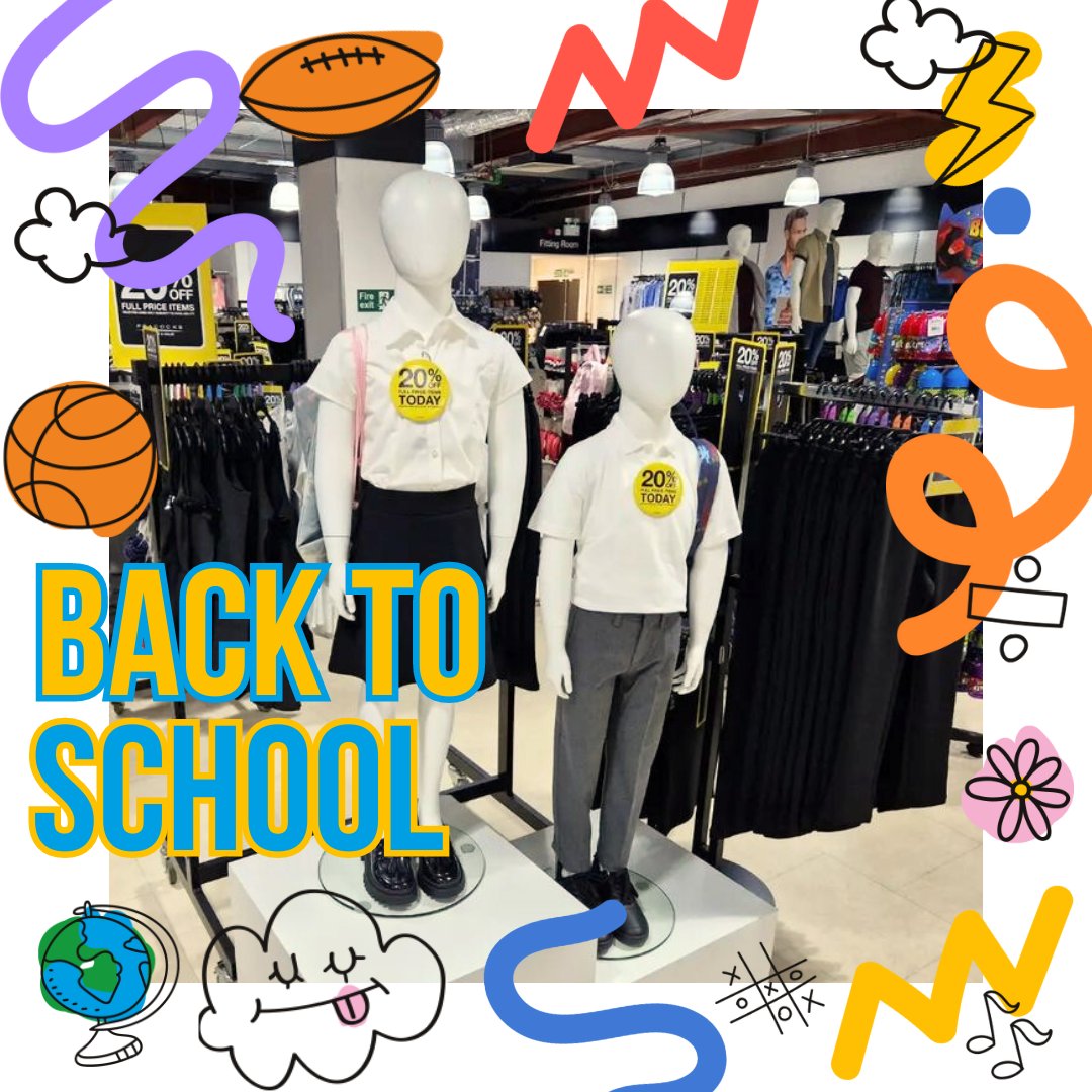 peacocks's tweet image. Rise and shine, it's nearly back to school time 🌟📚  #backtoschool #backtocool #schoolready 
20% off selected back to school items 🎒🍎🎓
Click to shop 👉 bit.ly/3L49Nmf