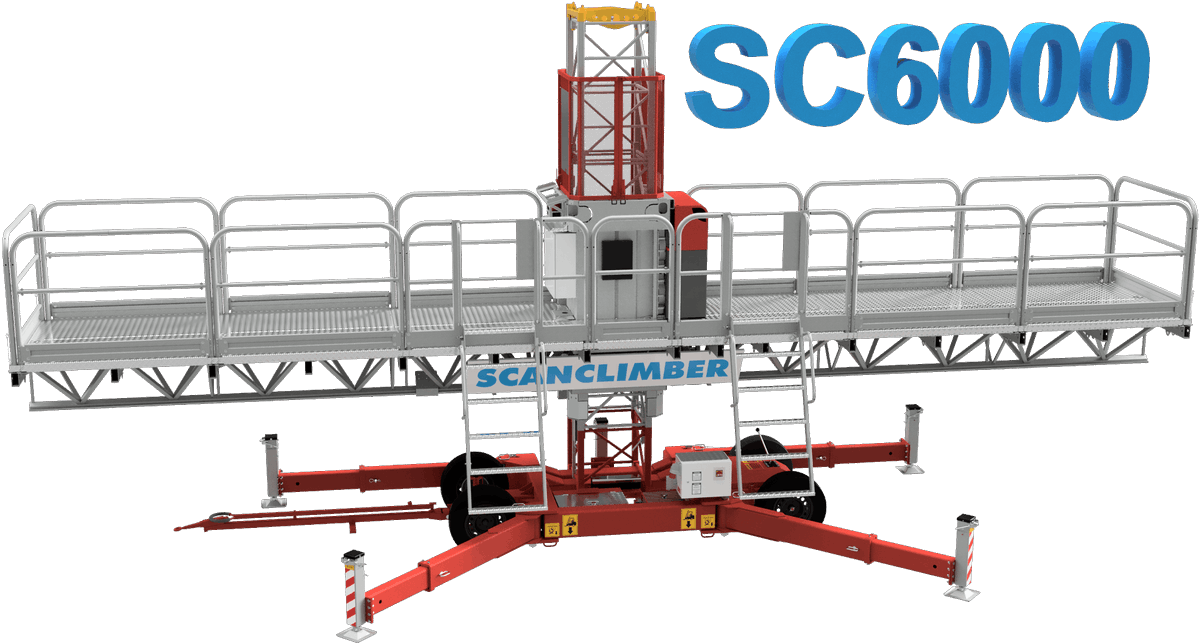 ScanclimberOy's tweet photo. Take your construction to the next level with Scanclimber's SC6000 Mast Climbers! 
Versatile, productive, and eco-friendly, it's the powerhouse you need for any project.
Customize it your way and build with confidence!

#SC6000 #Scanclimber #AlimakGroup #InnovationInConstruction https://t.co/SjYdwzqKMN