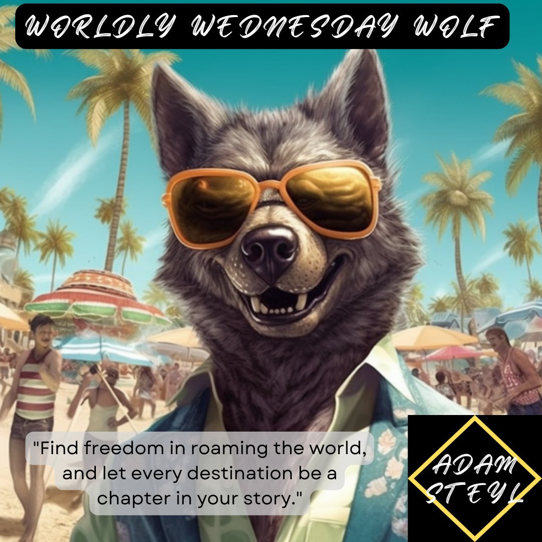 AdamSteyl's tweet image. Create your own path with the #worldlywednesdaywolf! 🐺💻 Unleash your inner digital nomad and roam freely. #workandwander #travellife #WednesdayMotivation #wednesdaythought #Wednesday #WednesdayClub #Wednesdayvibe