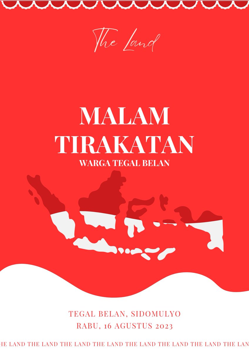 officialtheland's tweet photo. Info perkumpulan malam ini untuk warga Tegal Belan, di halaman rumah sdr. Dimas🚨 https://t.co/gATijoHZ00