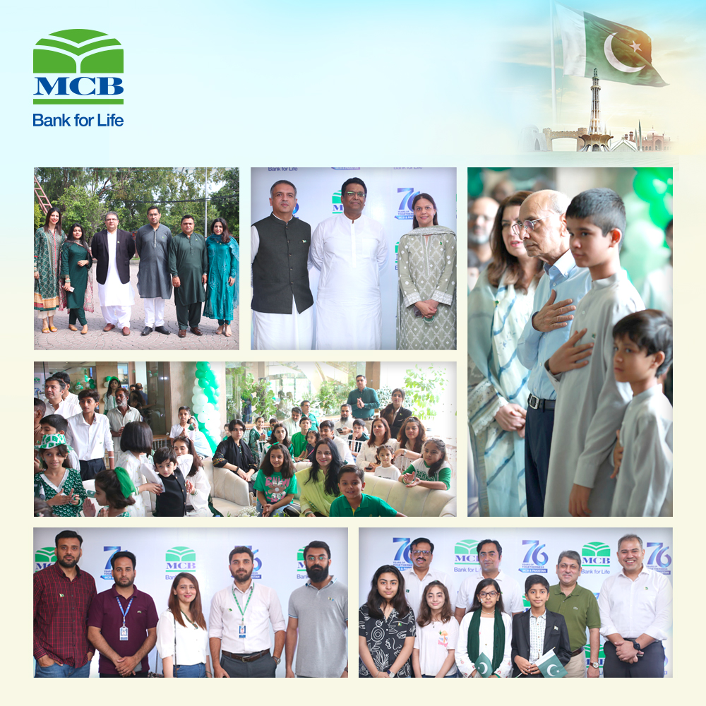 Capturing the vibrant spirit of Independence Day celebrations at the MCB Bank Head Office! From flag hoisting to patriotic decorations, every moment was filled with pride and unity. Experience the moments that marked this Jashan e Azaadi. #MCBBank #IndependenceDay…