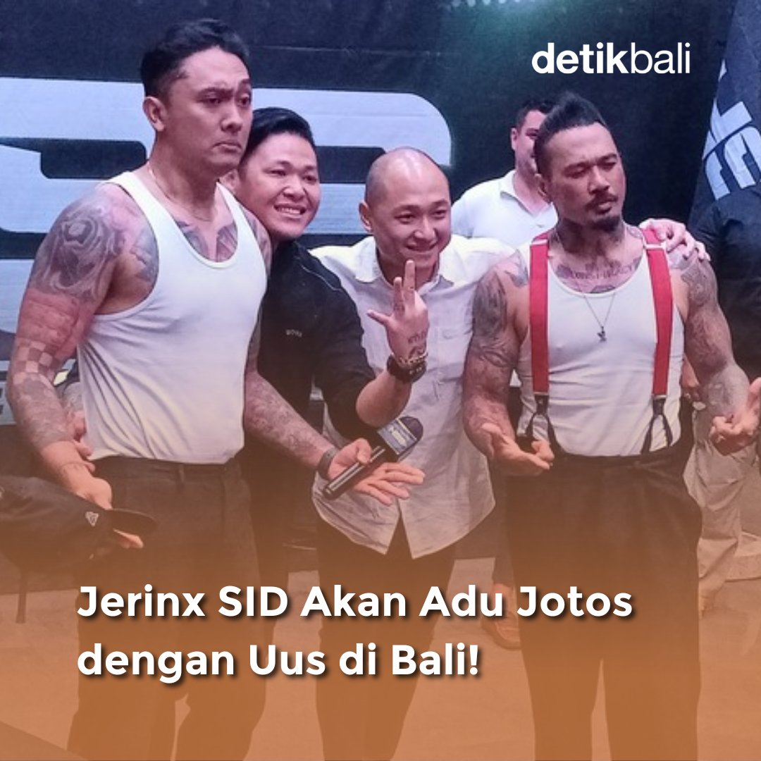 detikbali__'s tweet image. Jerinx SID vs Uus..
Dukung yang mana nih, Tons?
#uus #jerinx #hss #atlas #atlasbali #bali
