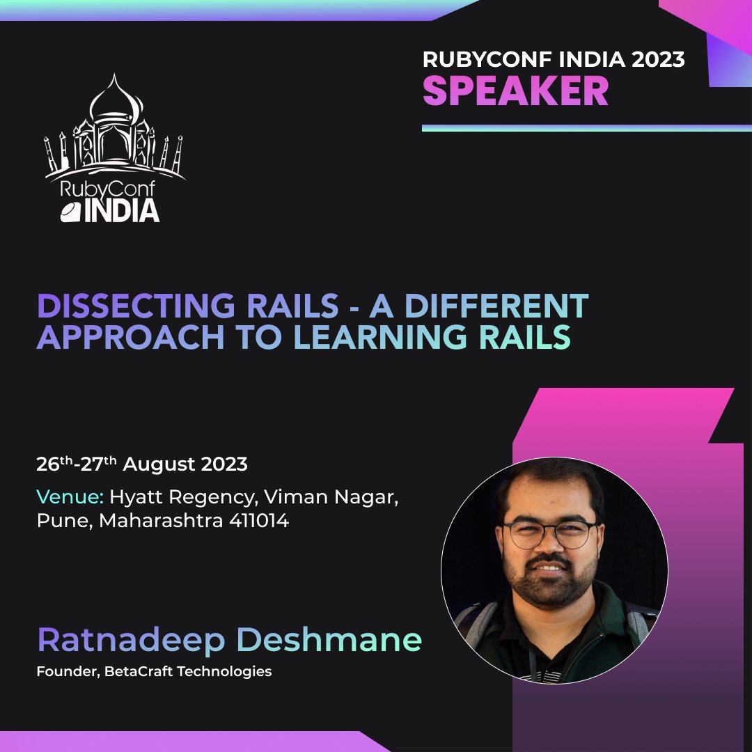 RubyConfIndia tweet media