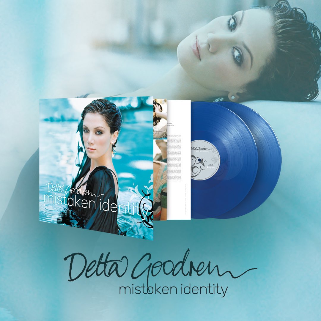 To celebrate Innocent Eyes turning 20 this year, we're releasing my first two albums, Innocent Eyes and Mistaken Identity, on limited edition coloured vinyl - crystal clear🤍 and translucent blue💙. Out October 6th! Pre-order now! xx bio.to/deltagoodrem