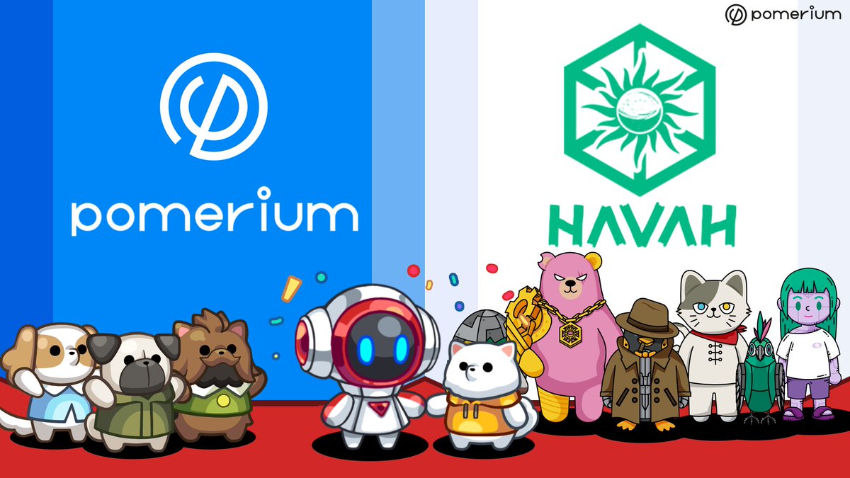 📢We are thrilled to announce the partnership with
<a href="/HAVAHofficial/">HAVAH</a> !!

HAVAH supports the easy use and management of digital assets across various networks through interchain technology.

Pomerium plans to utilize HAVAH's multi-chain launchpad and marketplace in the development of
