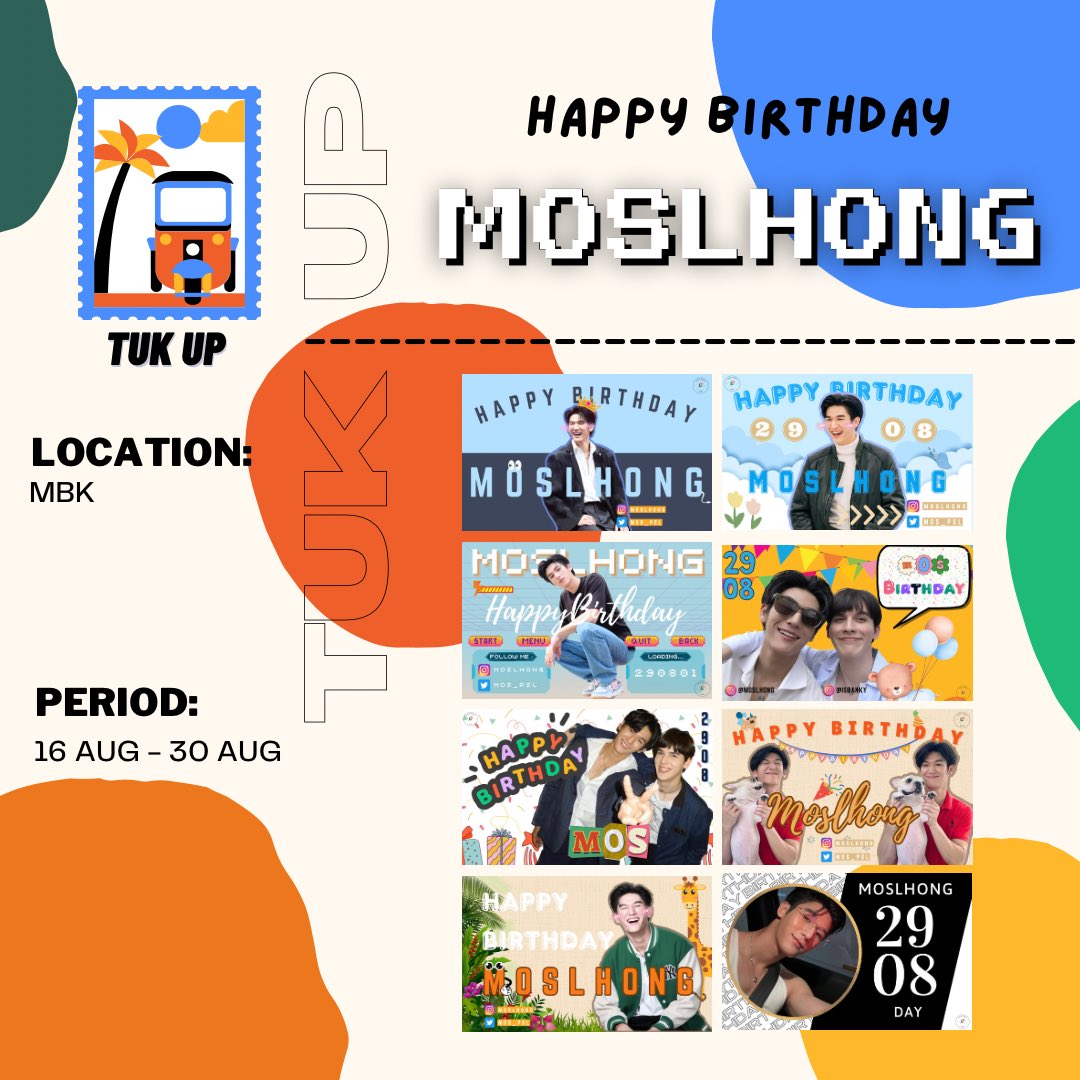 crazybrokeboss's tweet photo. 📣The special arrangement is here! This time we hv prepared 8 Tuktuk in celebration of our one and only favourite person @mos_psl birthday!

TukTuk will be available around MBK area! 🙌

Do tag us if you manage to take a photo! Catch MB TukTuk if you can 😉

#MosBank 
#มอสแบงค์ https://t.co/3ssxsCdnQG