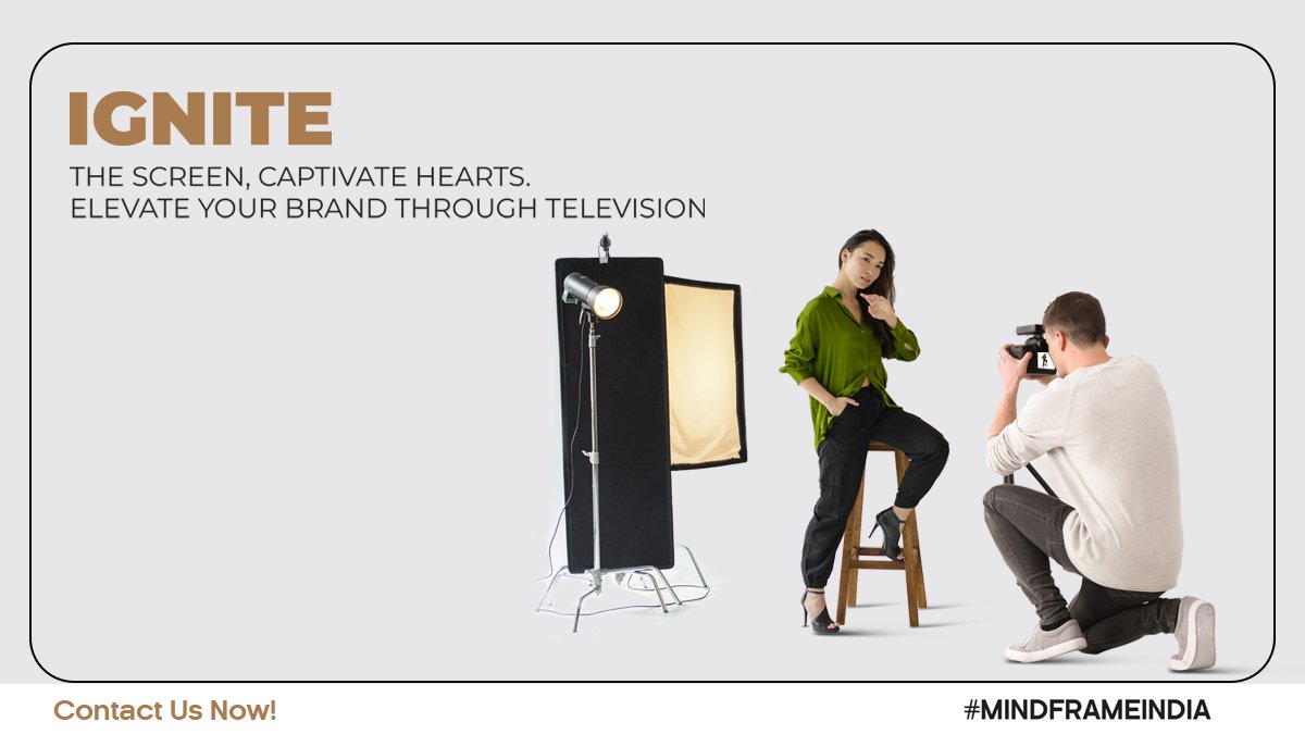 MindFrameIndia's tweet photo. Elevate Your Brand's Presence through Compelling Television Advertising that Leaves a Lasting Impression.

Link in with us on https://t.co/Z3upG97eVb
#mindframeindia #mfi #marketing #digitalmarketing
#marketing #advertising #advertisingagency
#creativeagency #ads #business https://t.co/blzYCpCabX